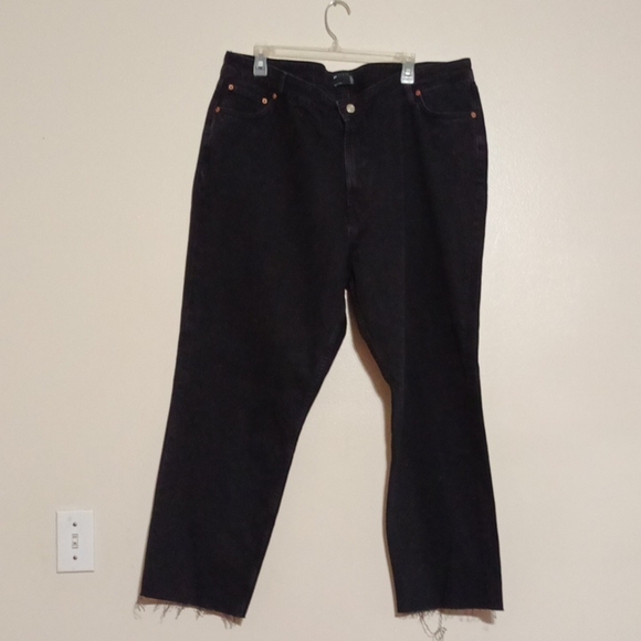 ASOS DESIGN Curve jeans in clean black - Picture 1 of 9